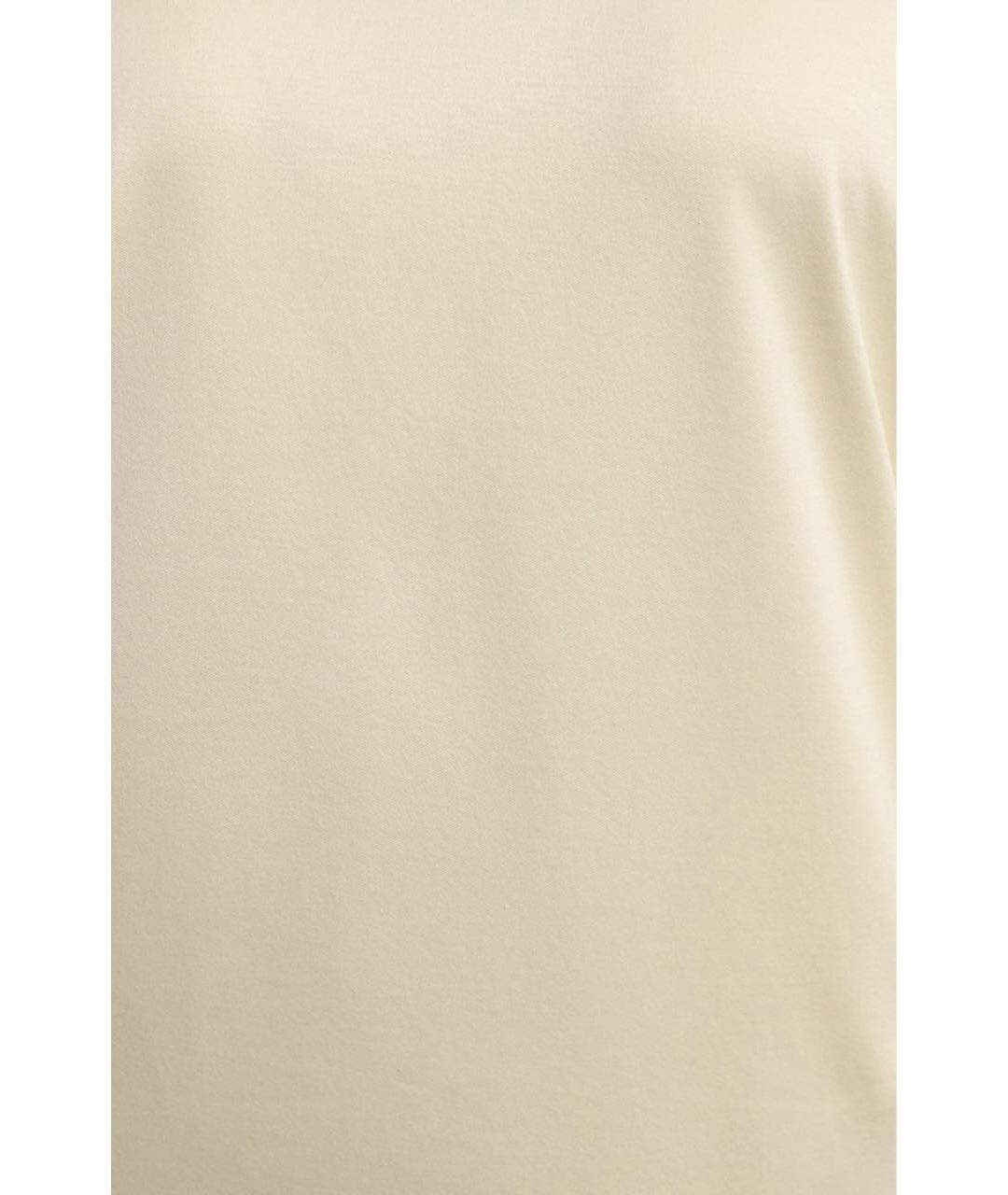 LORO PIANA Бежевая хлопковая футболка, фото 3