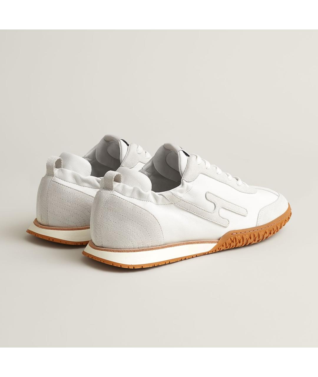 HERMES Белые низкие кроссовки / кеды, фото 4