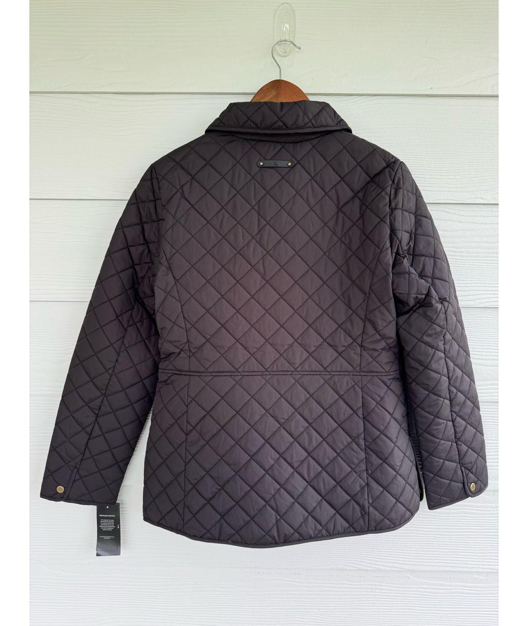 RALPH LAUREN Черная полиэстеровая куртка, фото 7