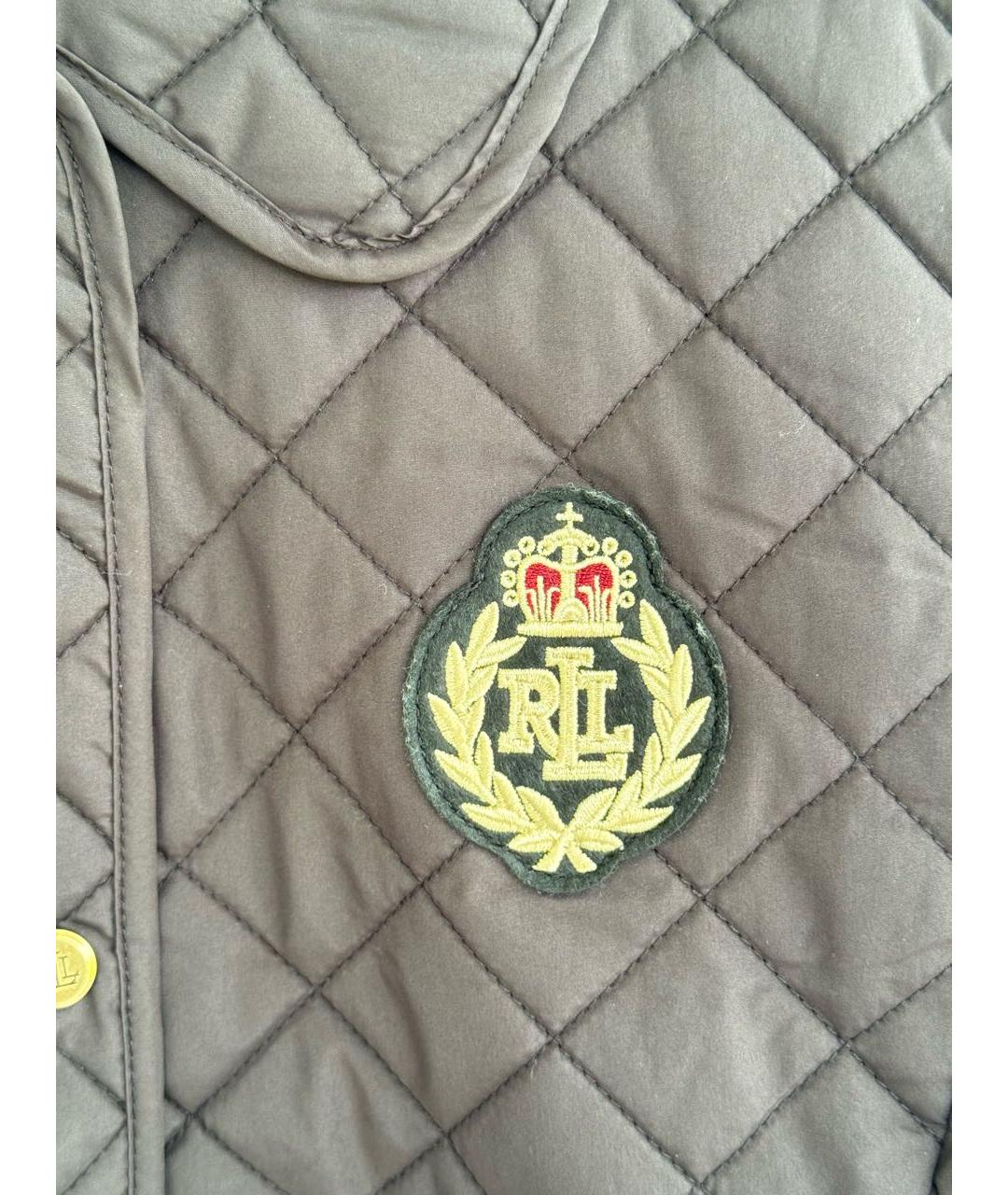 RALPH LAUREN Черная полиэстеровая куртка, фото 4