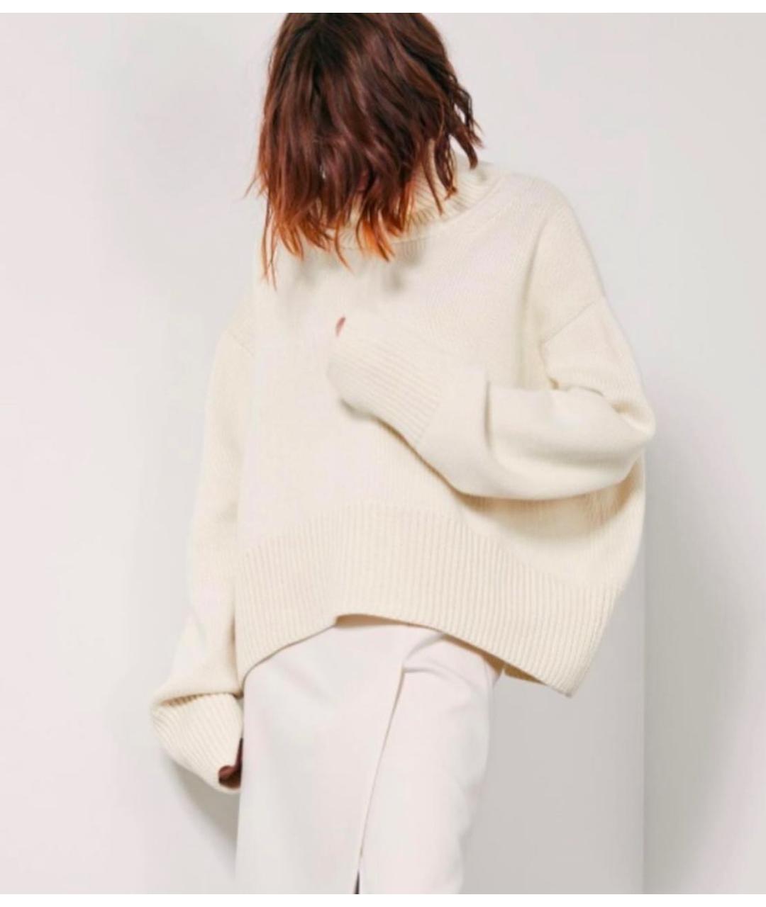 12 STOREEZ Белый шерстяной джемпер / свитер, фото 5