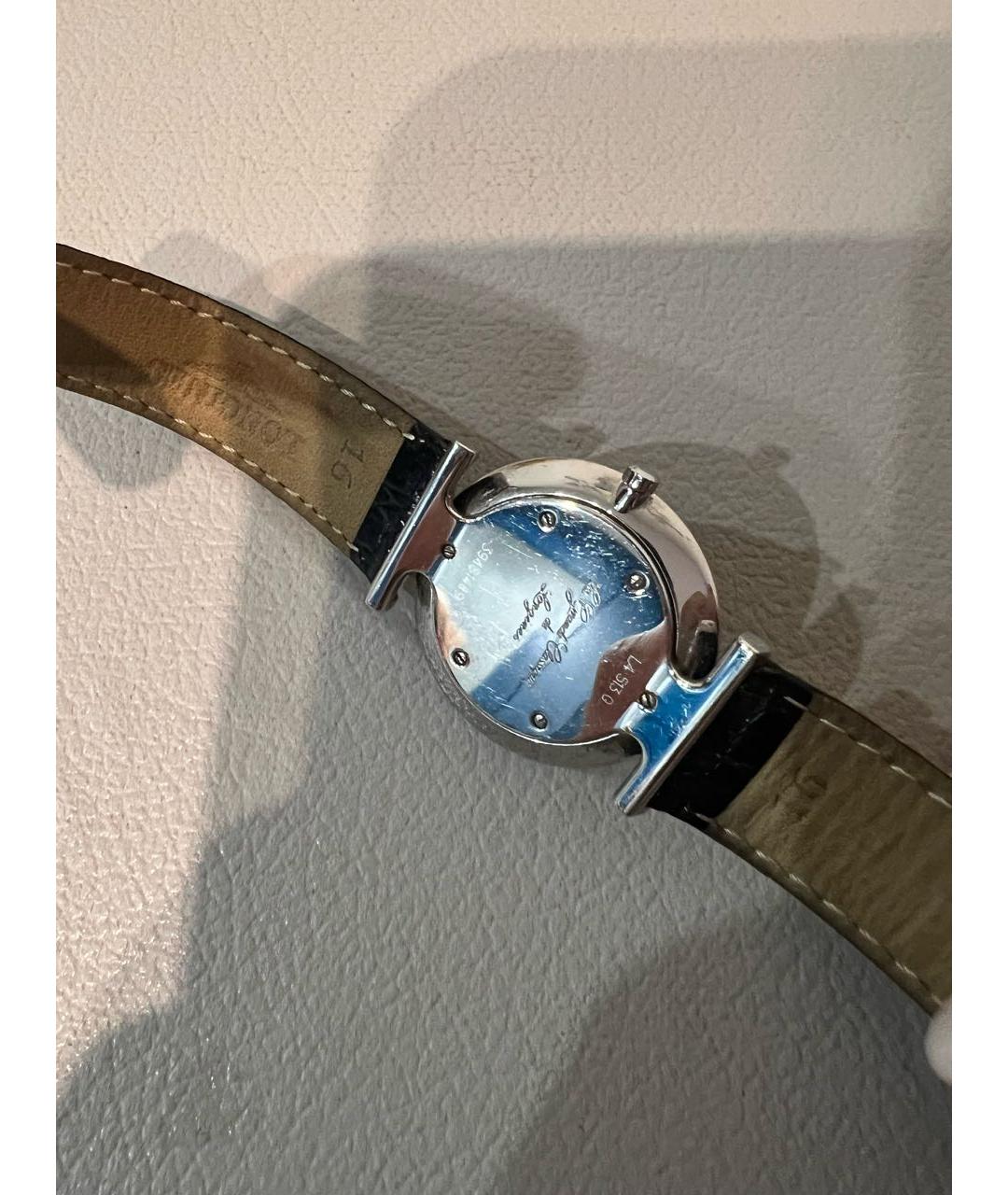 LONGINES Черные кожаные часы, фото 3