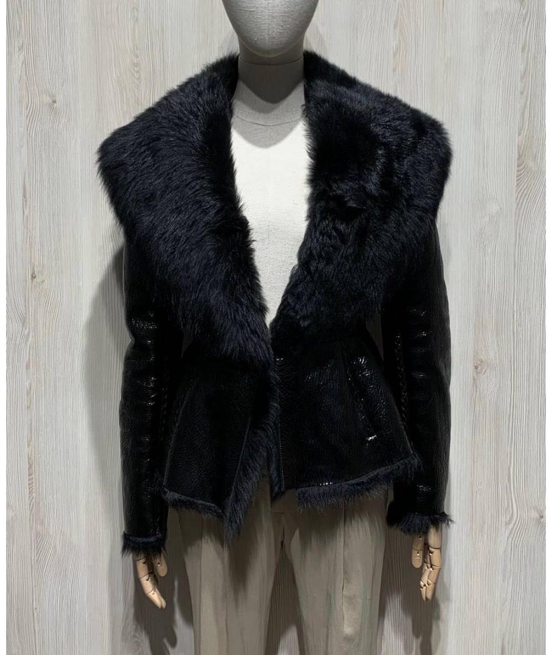 ALAIA Черная дубленка, фото 9