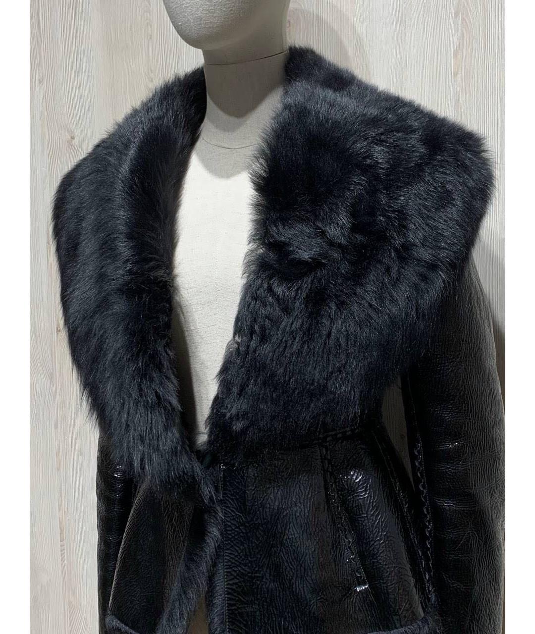 ALAIA Черная дубленка, фото 4