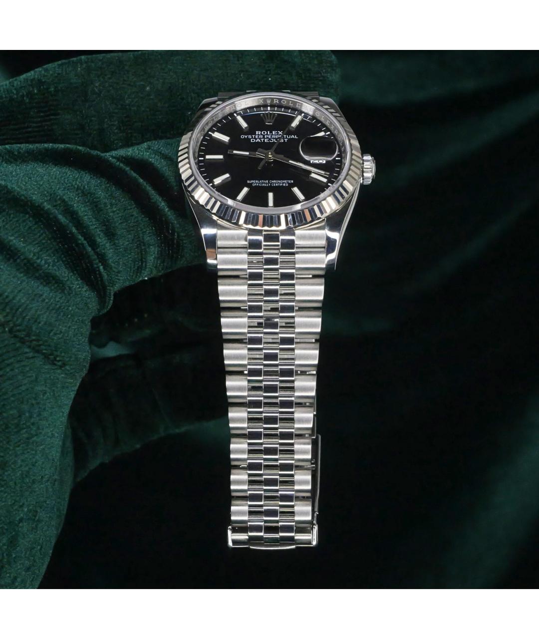 ROLEX Серебряные часы из белого золота, фото 2