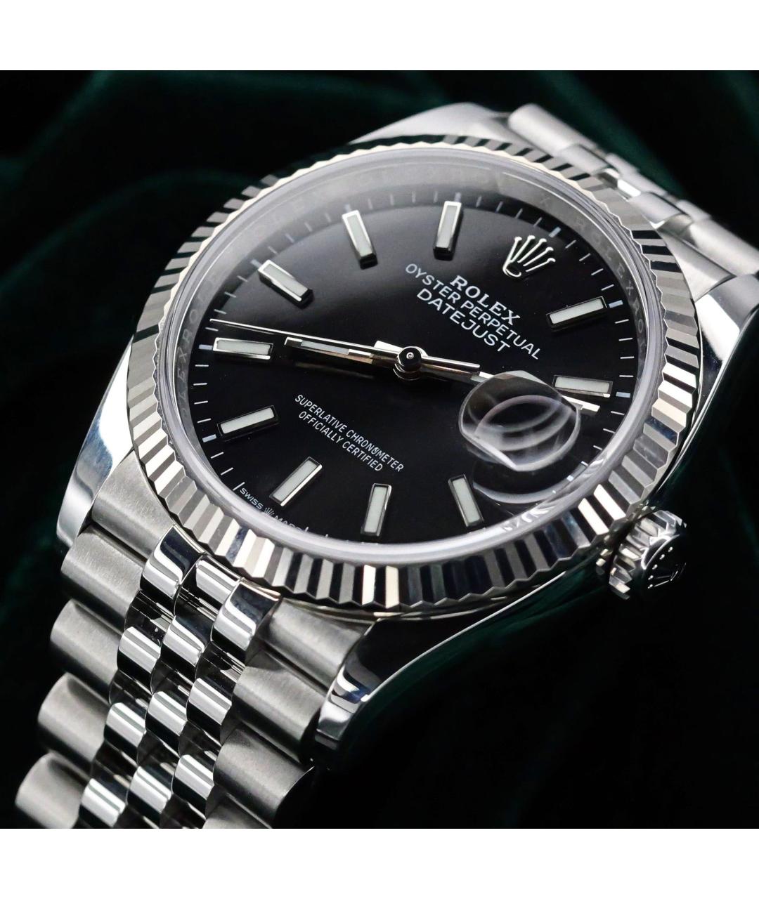 ROLEX Серебряные часы из белого золота, фото 3