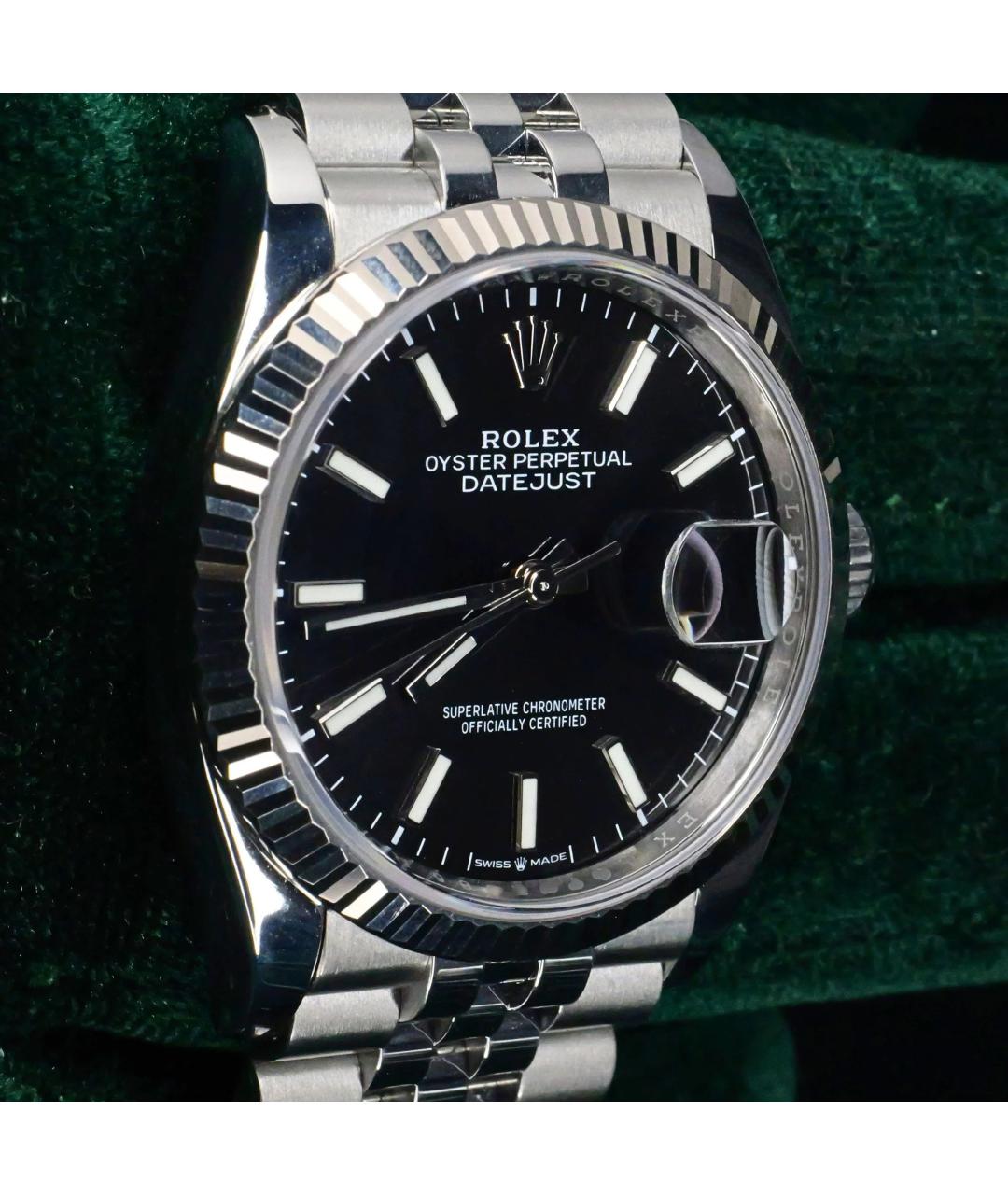 ROLEX Серебряные часы из белого золота, фото 4