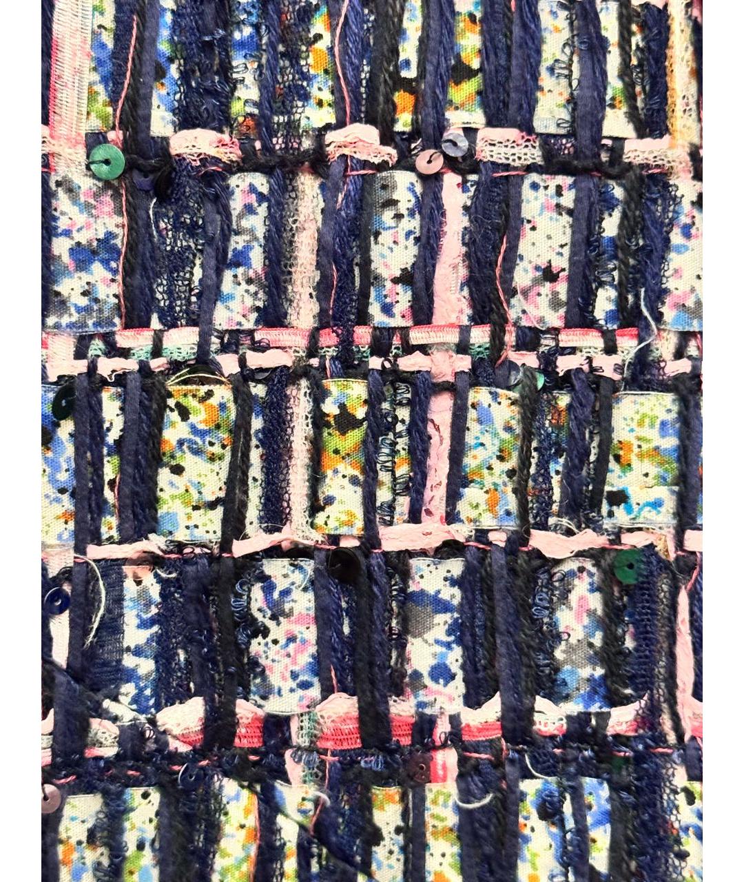 CHANEL Мульти твидовый жакет/пиджак, фото 8
