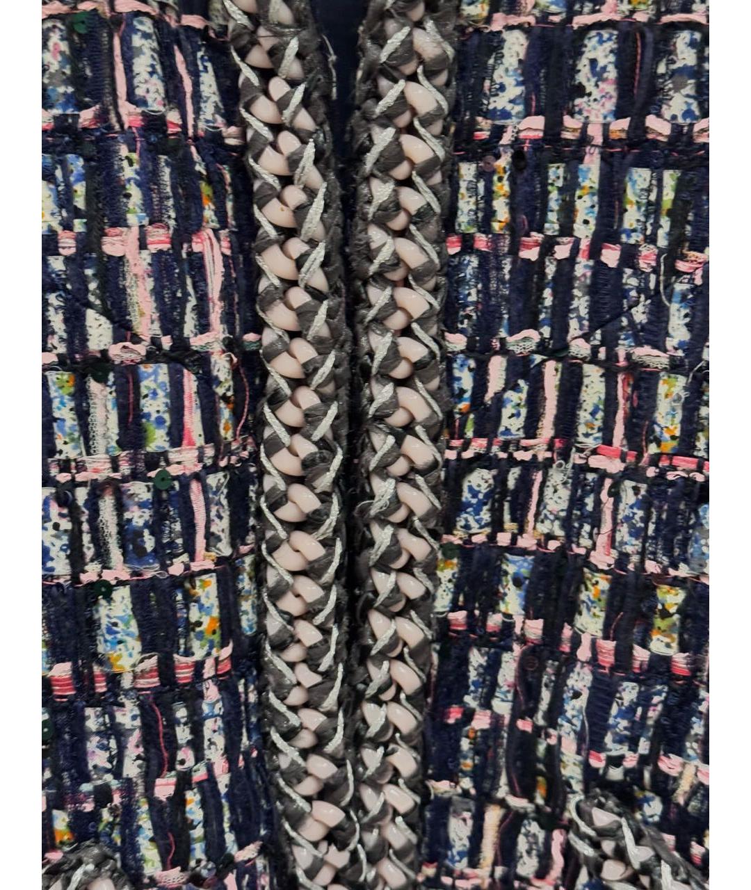 CHANEL Мульти твидовый жакет/пиджак, фото 5