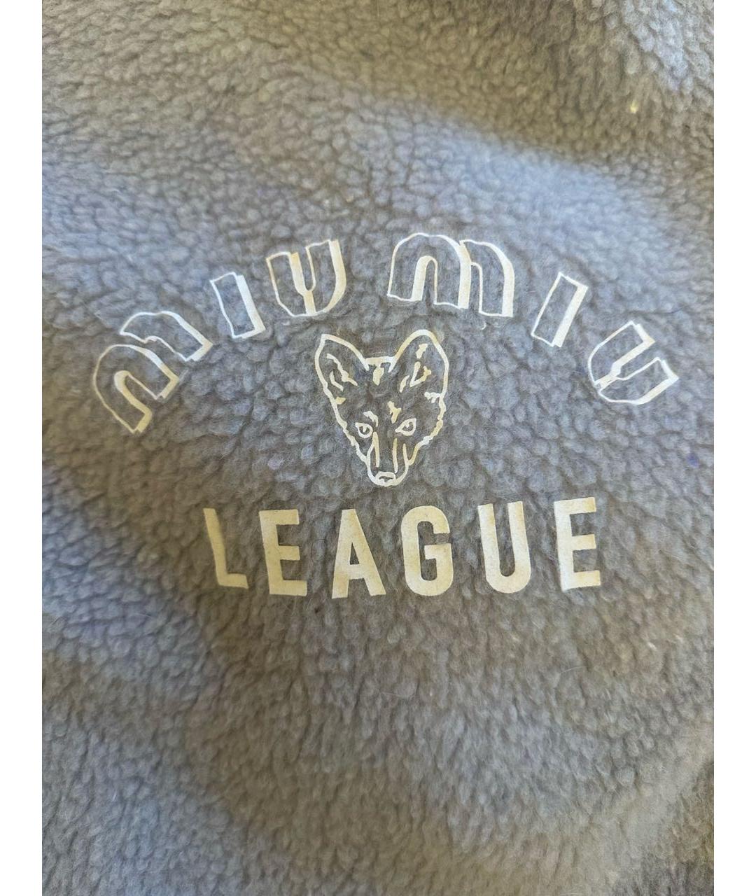 MIU MIU Фиолетовая шерстяная куртка, фото 8