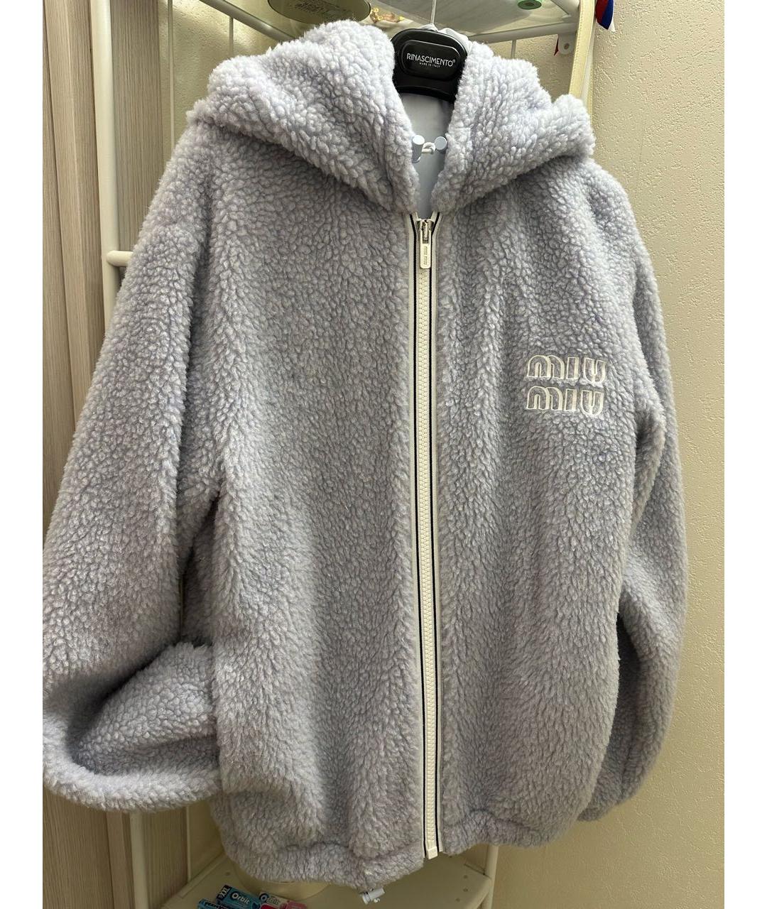 MIU MIU Фиолетовая шерстяная куртка, фото 2