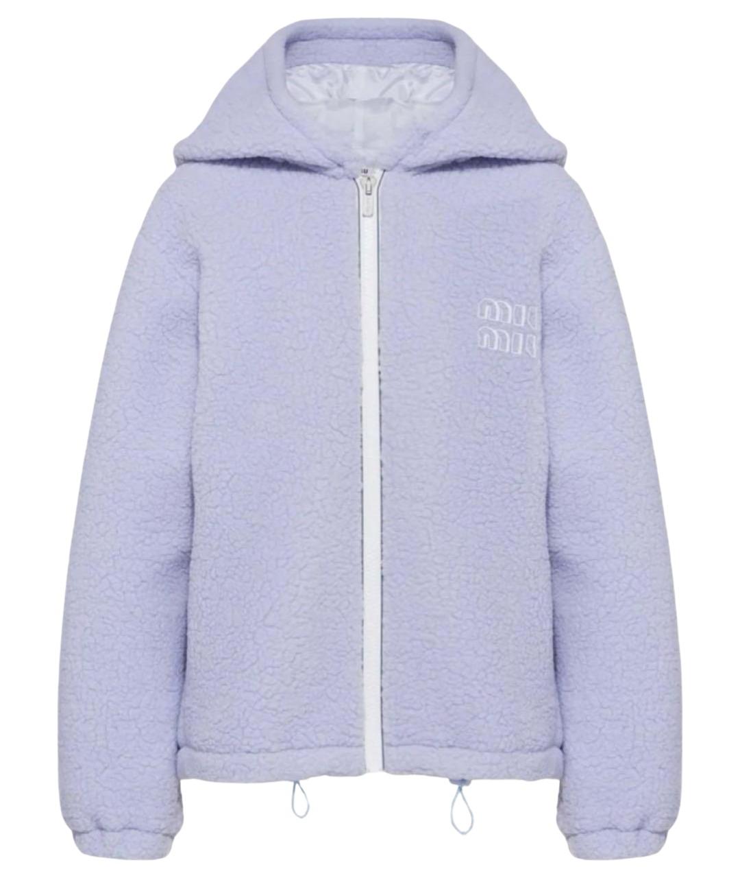 MIU MIU Фиолетовая шерстяная куртка, фото 1