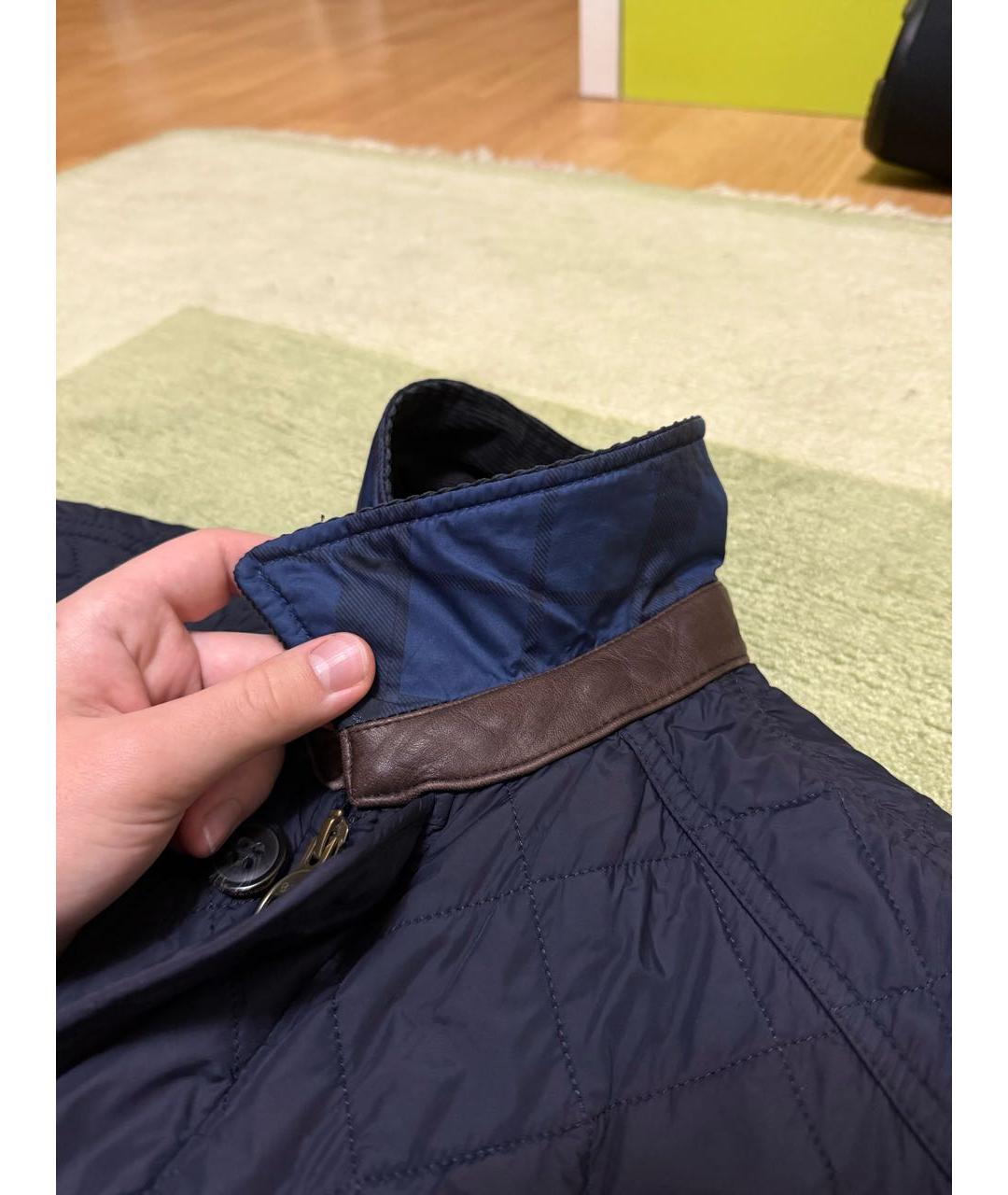 BARBOUR Синяя хлопковая куртка, фото 6