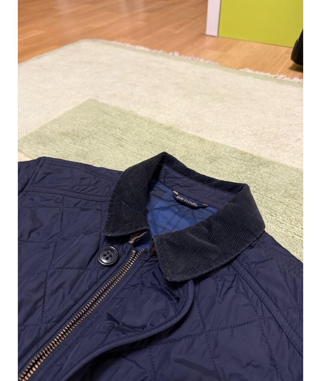 BARBOUR Синяя хлопковая куртка, фото 4