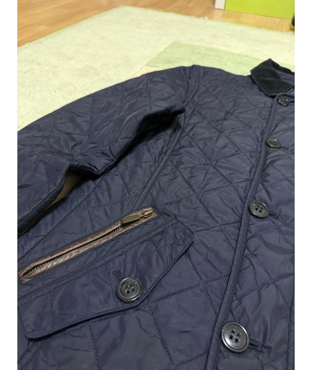 BARBOUR Синяя хлопковая куртка, фото 5