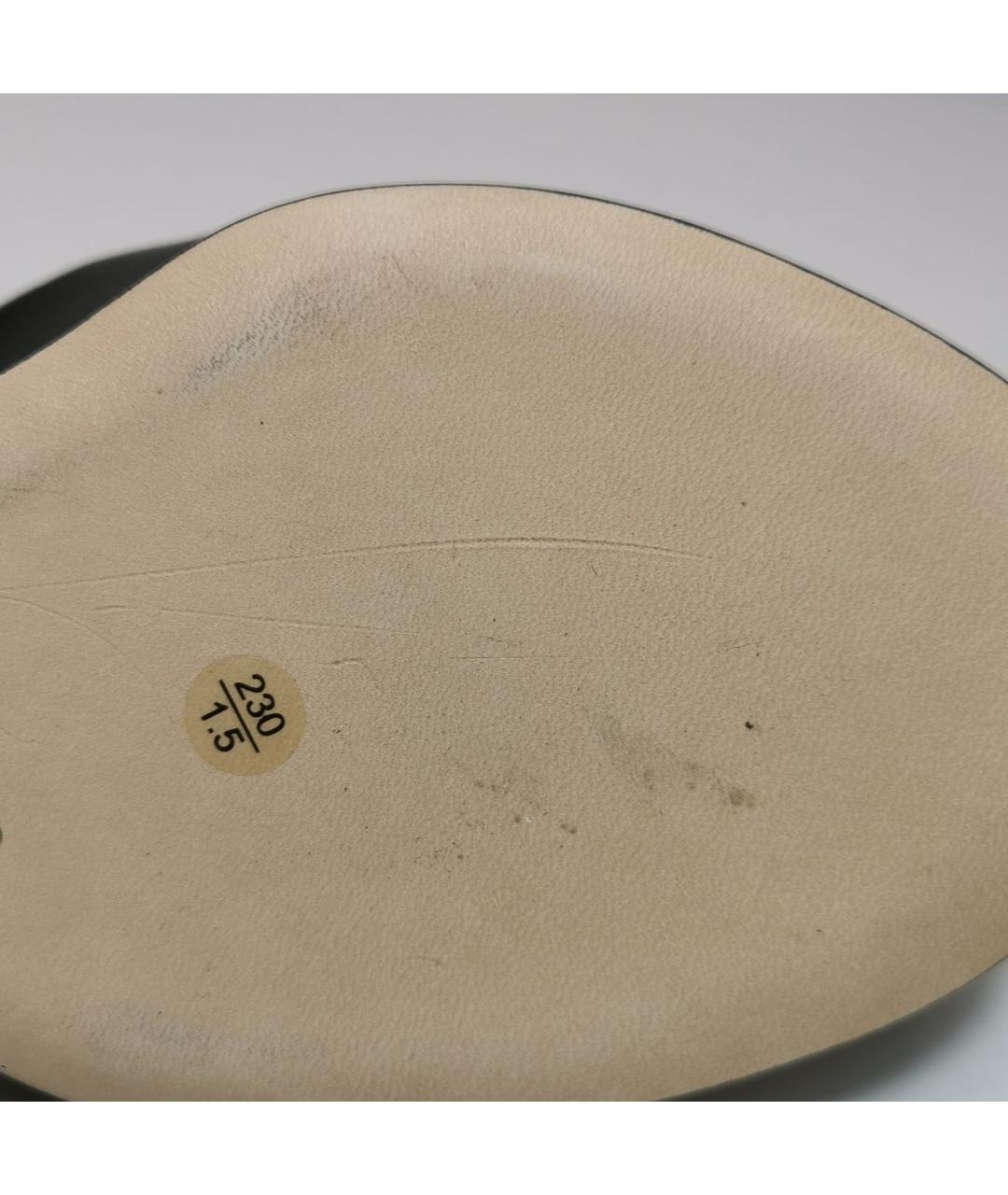 CHANEL Черные кожаные мюли, фото 8