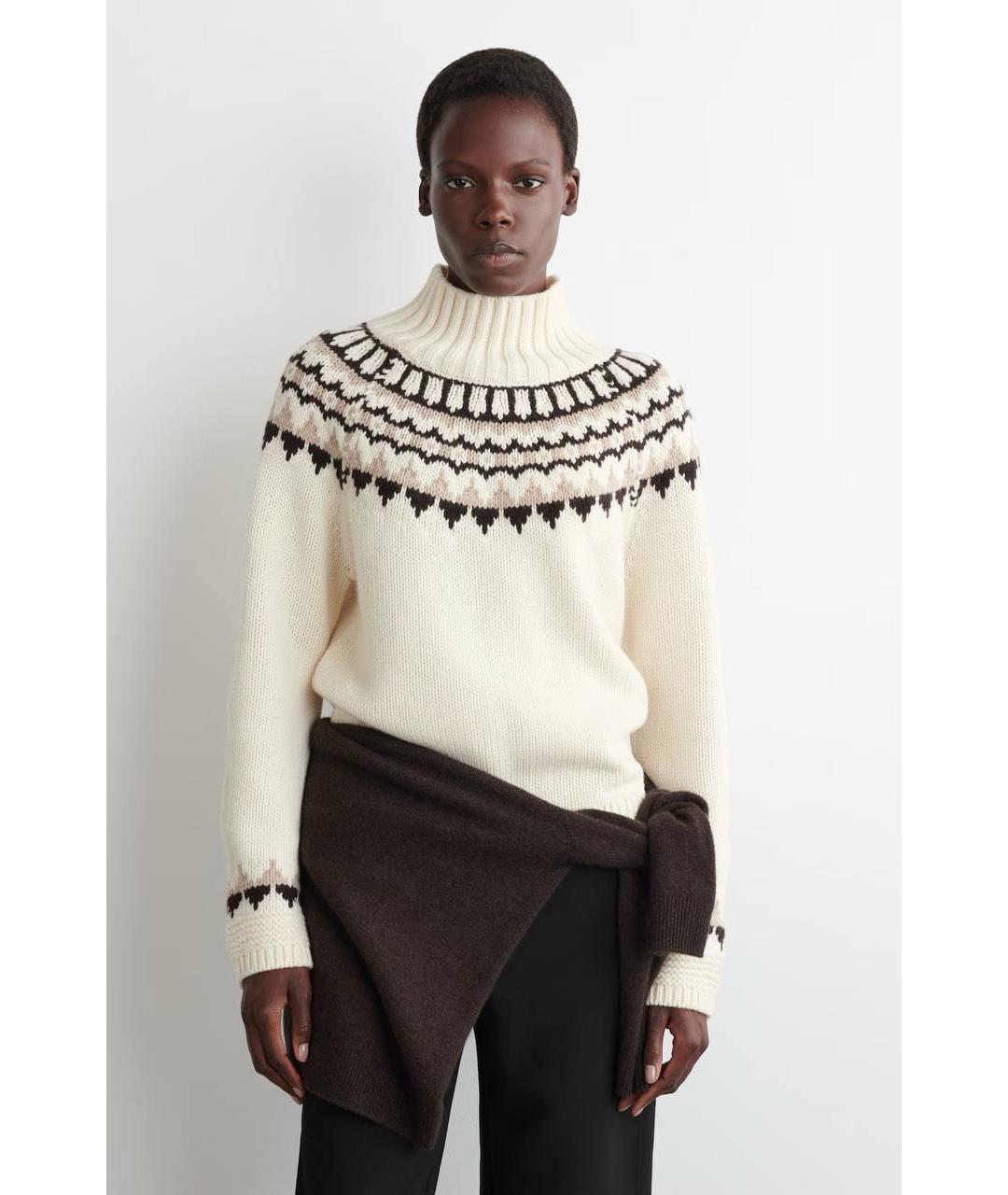 COS Мульти шерстяной джемпер / свитер, фото 5