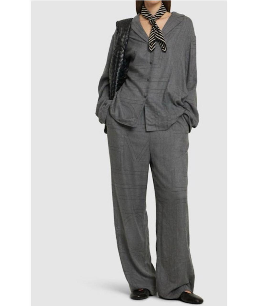 TOTEME Серый костюм с брюками, фото 3