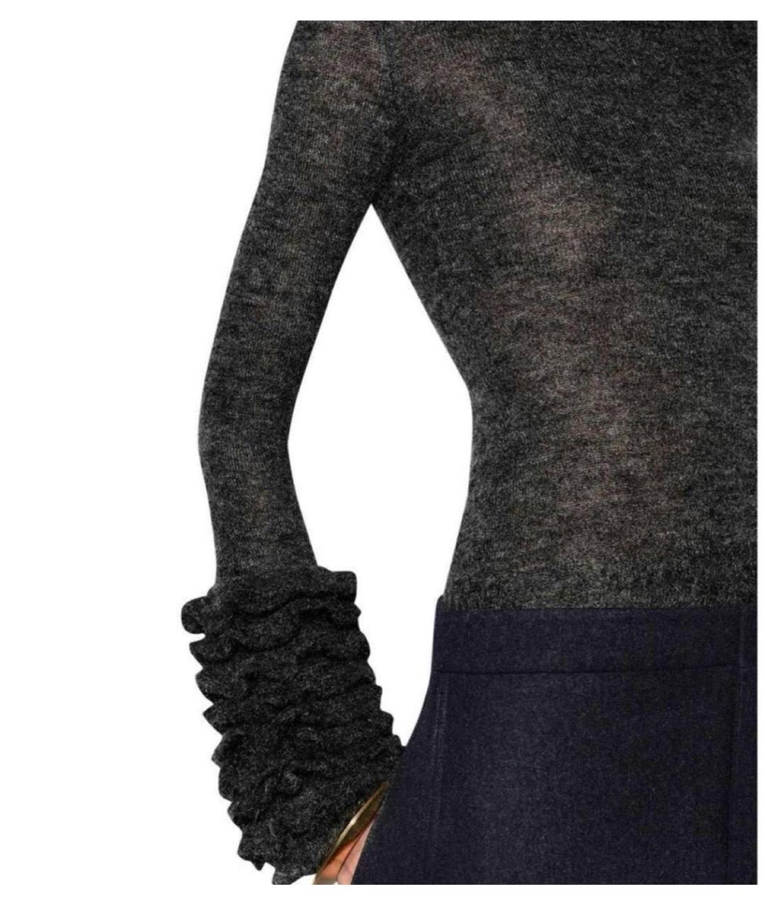 ALAIA Черный шерстяной джемпер / свитер, фото 6