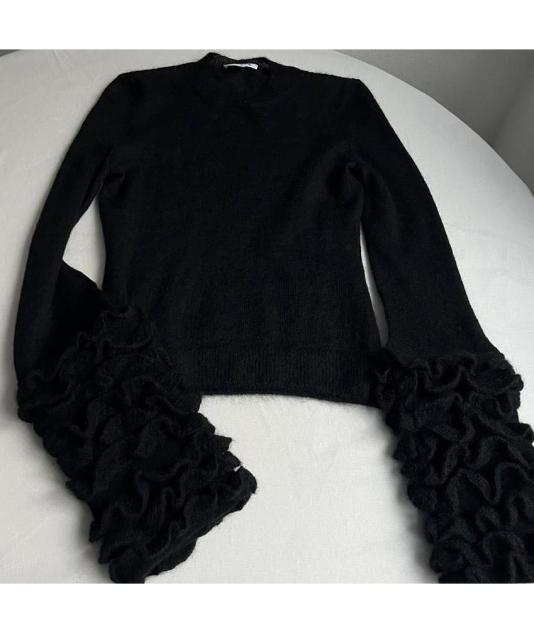 ALAIA Черный шерстяной джемпер / свитер, фото 2
