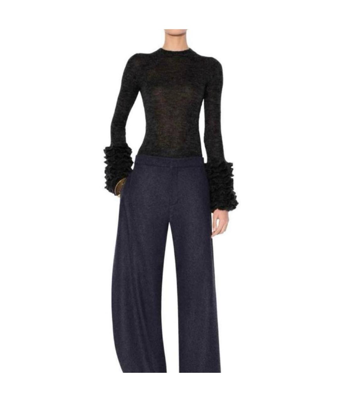 ALAIA Черный шерстяной джемпер / свитер, фото 5