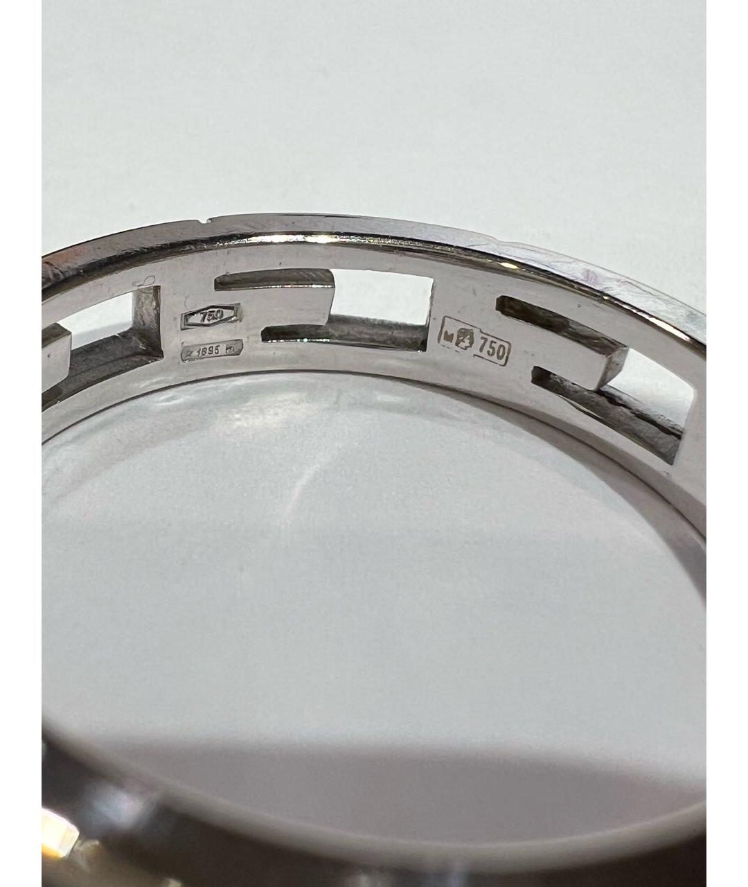 GUCCI Серебряное кольцо из белого золота, фото 4