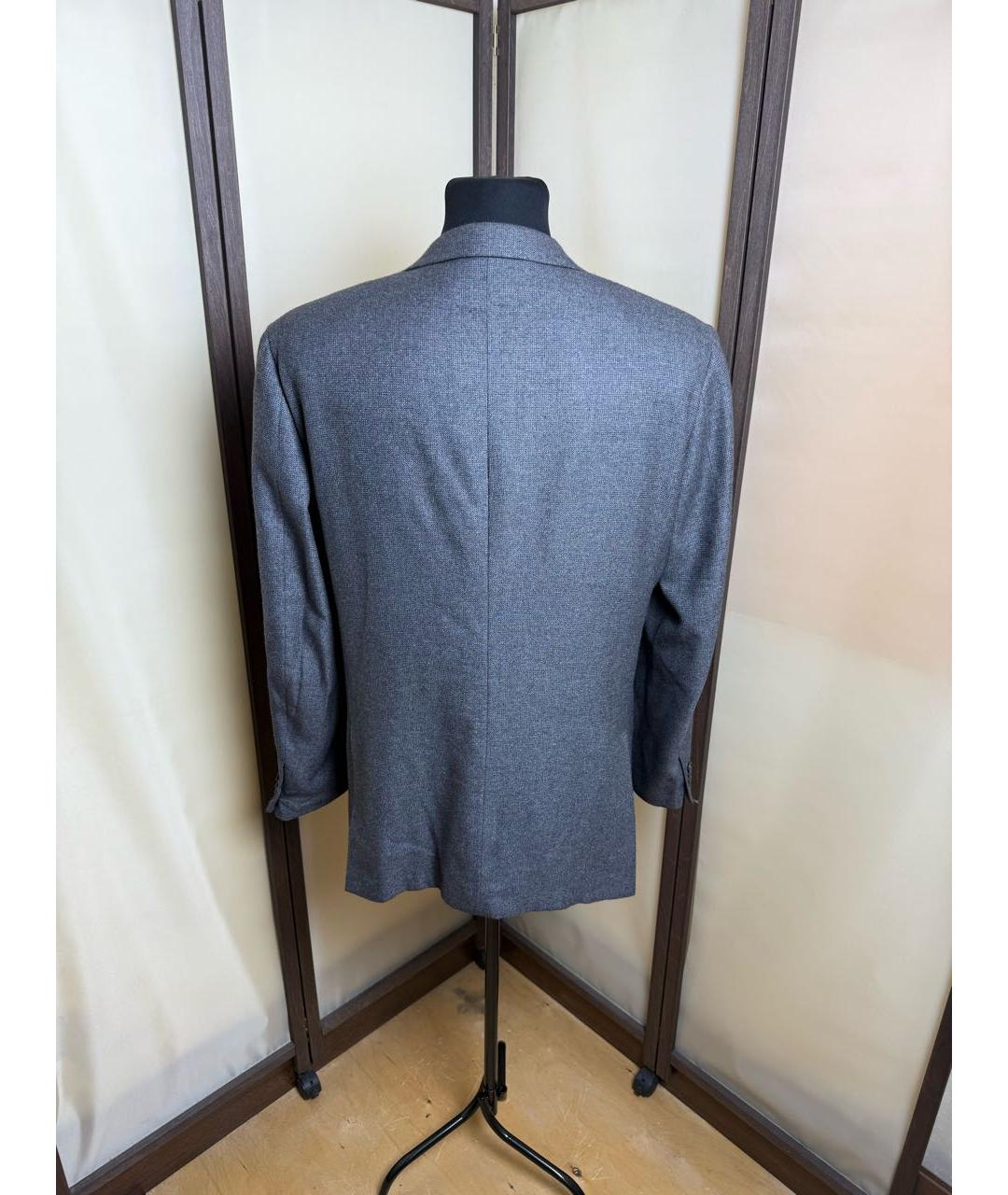 ERMENEGILDO ZEGNA XXX Серый кашемировый пиджак, фото 2