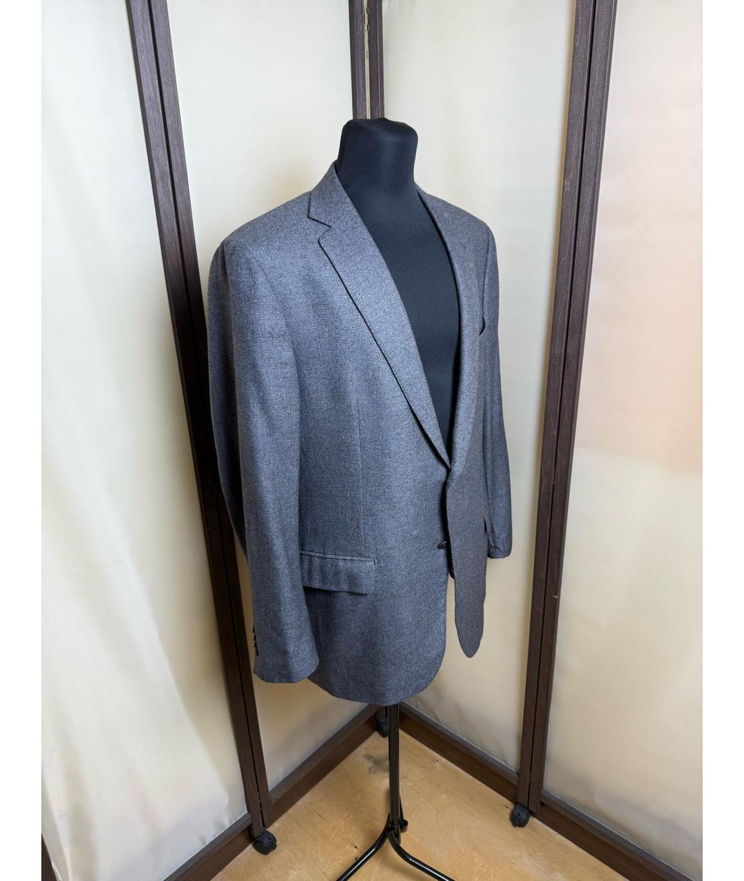 ERMENEGILDO ZEGNA XXX Серый кашемировый пиджак, фото 4