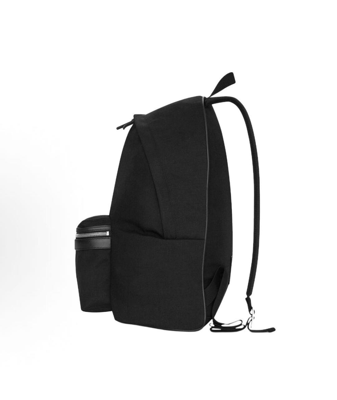 SAINT LAURENT Черный тканевый рюкзак, фото 2