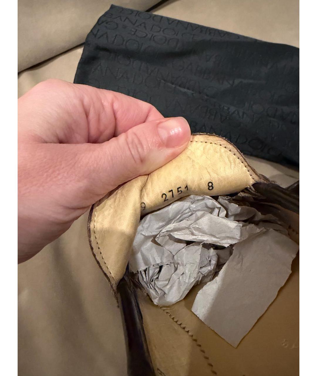 DOLCE&GABBANA Мульти лоферы из экзотической кожи, фото 7