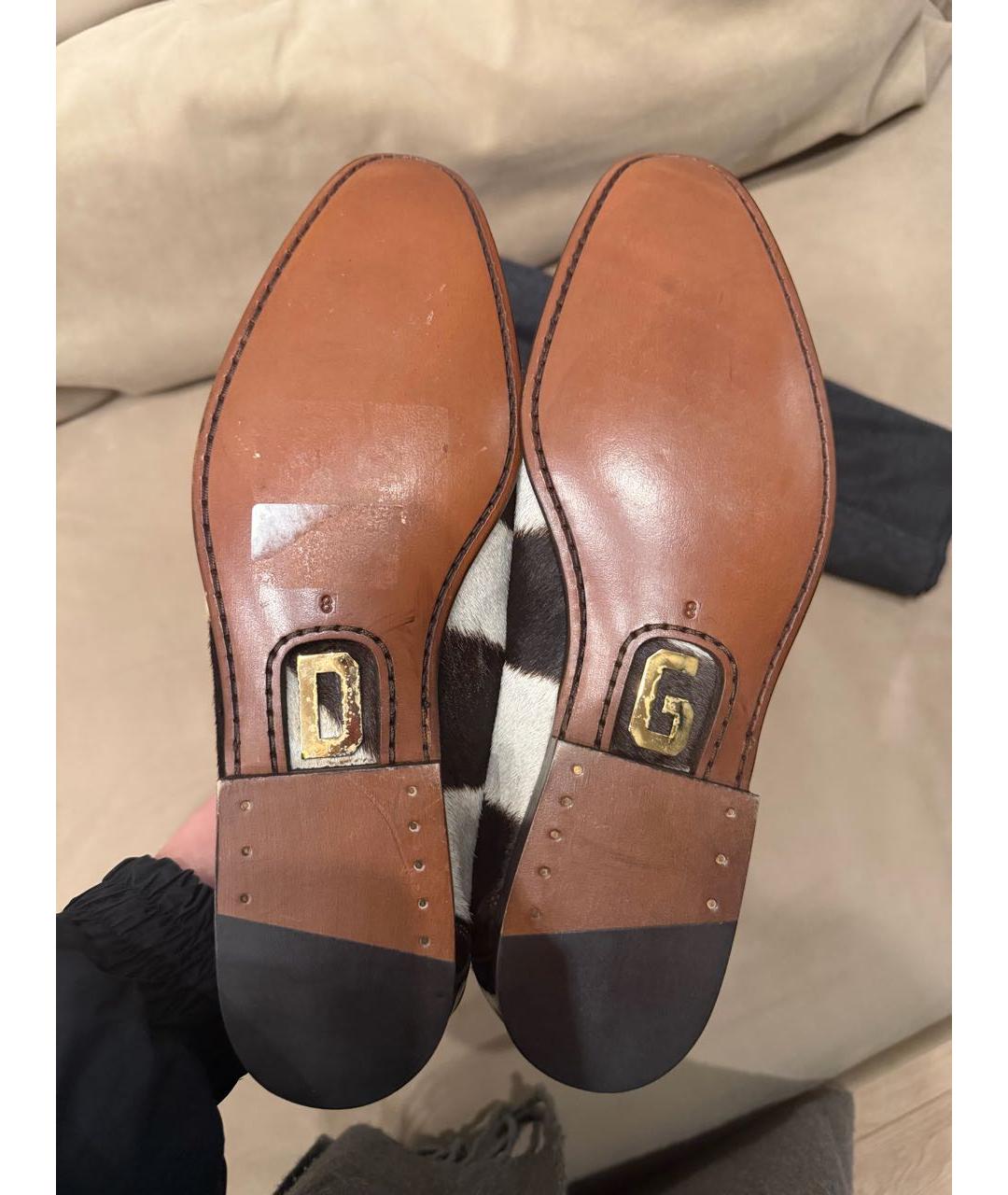 DOLCE&GABBANA Мульти лоферы из экзотической кожи, фото 5