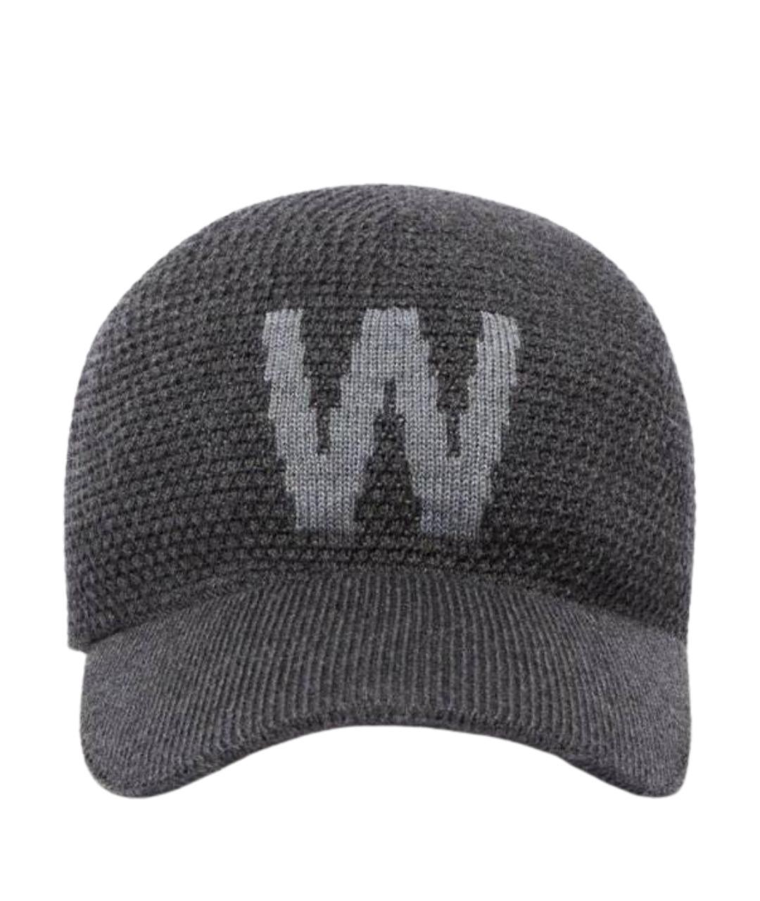 WEEKEND MAX MARA Серая шерстяная кепка, фото 1