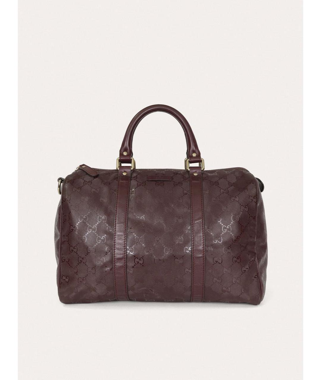 GUCCI Фиолетовая кожаная сумка с короткими ручками, фото 9