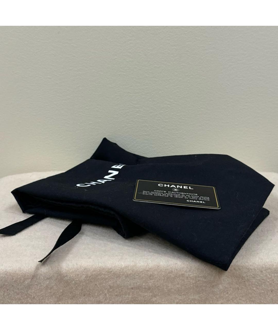 CHANEL Черная кожаная сумка через плечо, фото 5