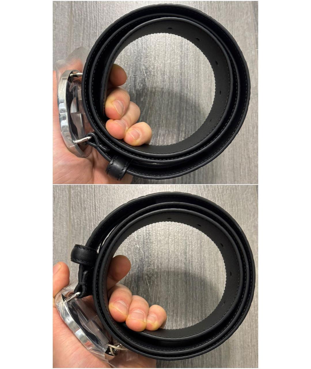 GUCCI Черный кожаный ремень, фото 6