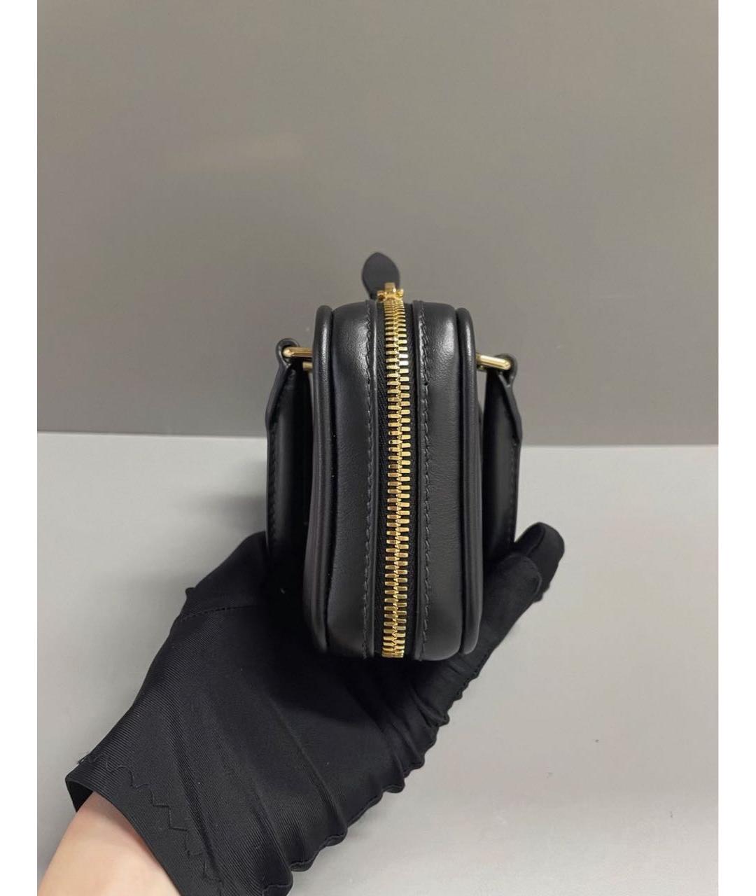 MIU MIU Черная кожаная сумка с короткими ручками, фото 7