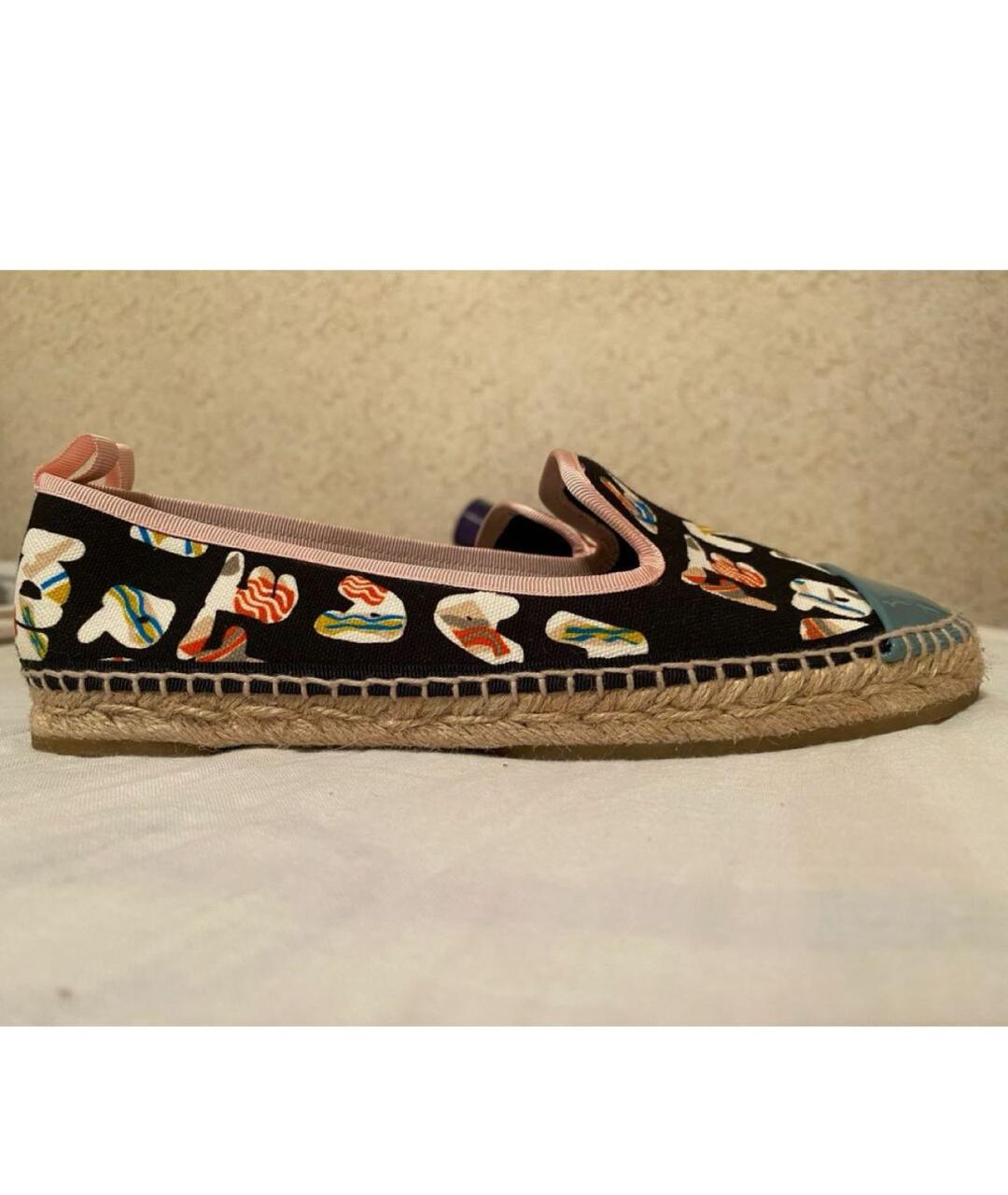 FENDI Мульти текстильные эспадрильи, фото 2