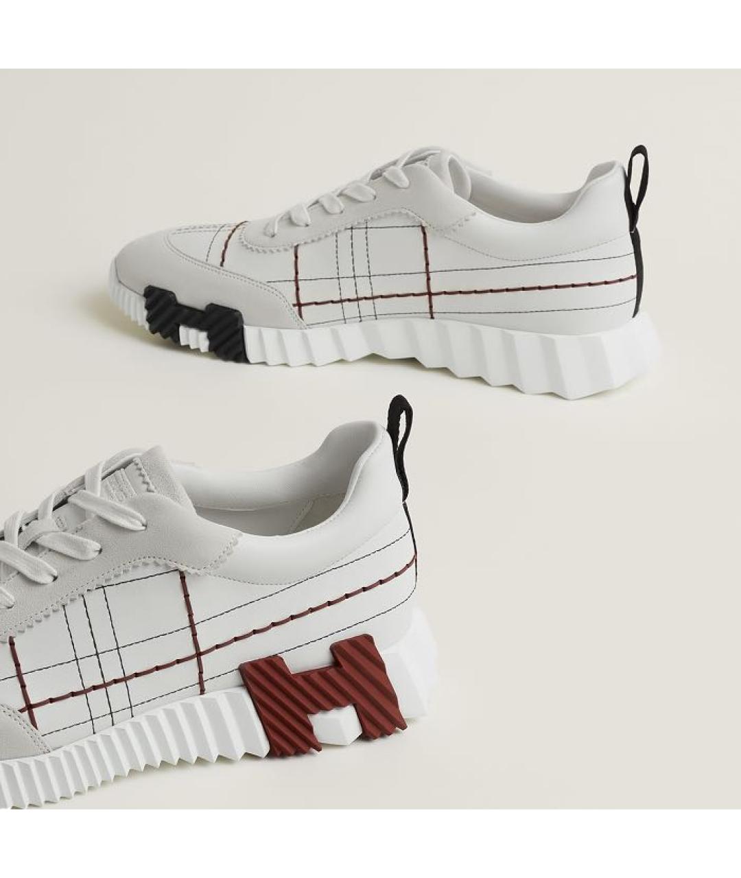 HERMES Мульти кожаные низкие кроссовки / кеды, фото 5