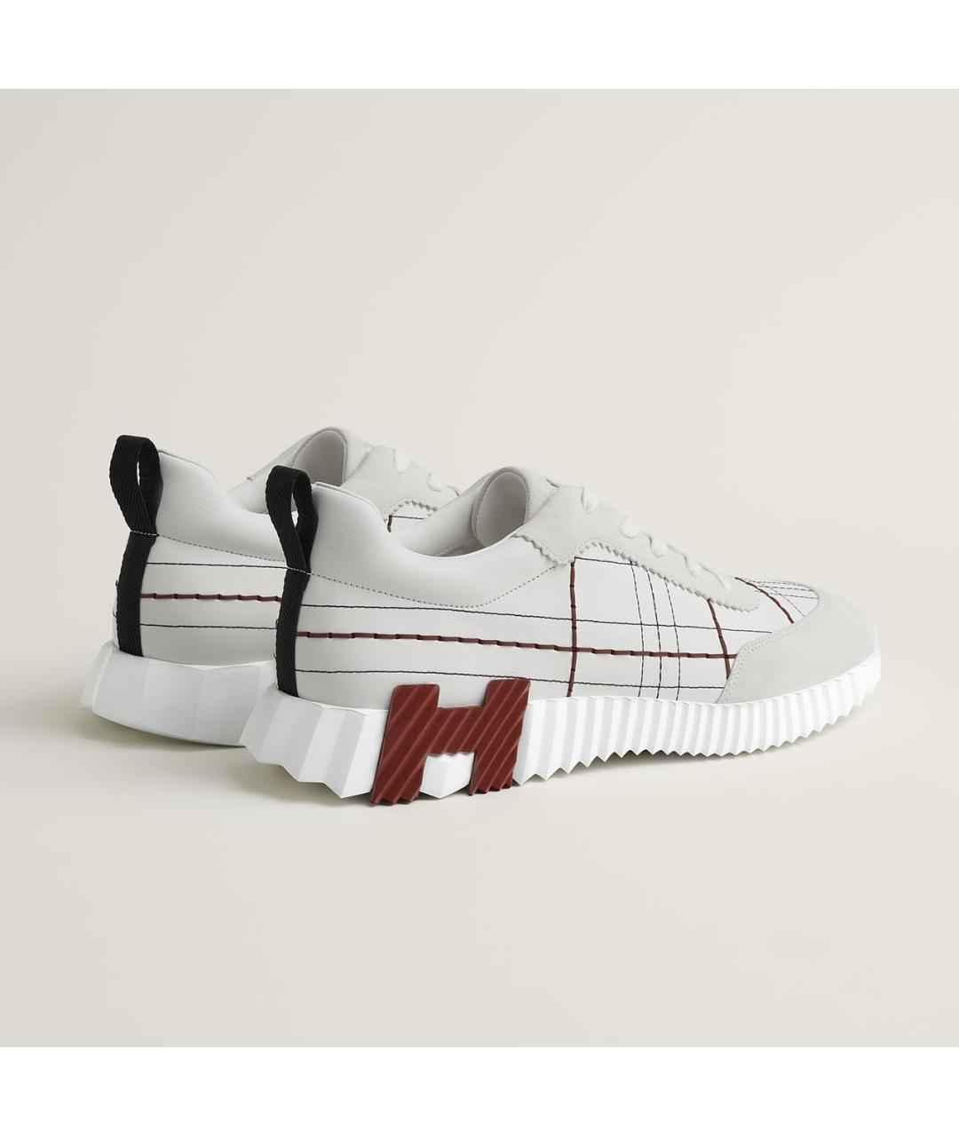 HERMES Мульти кожаные низкие кроссовки / кеды, фото 4