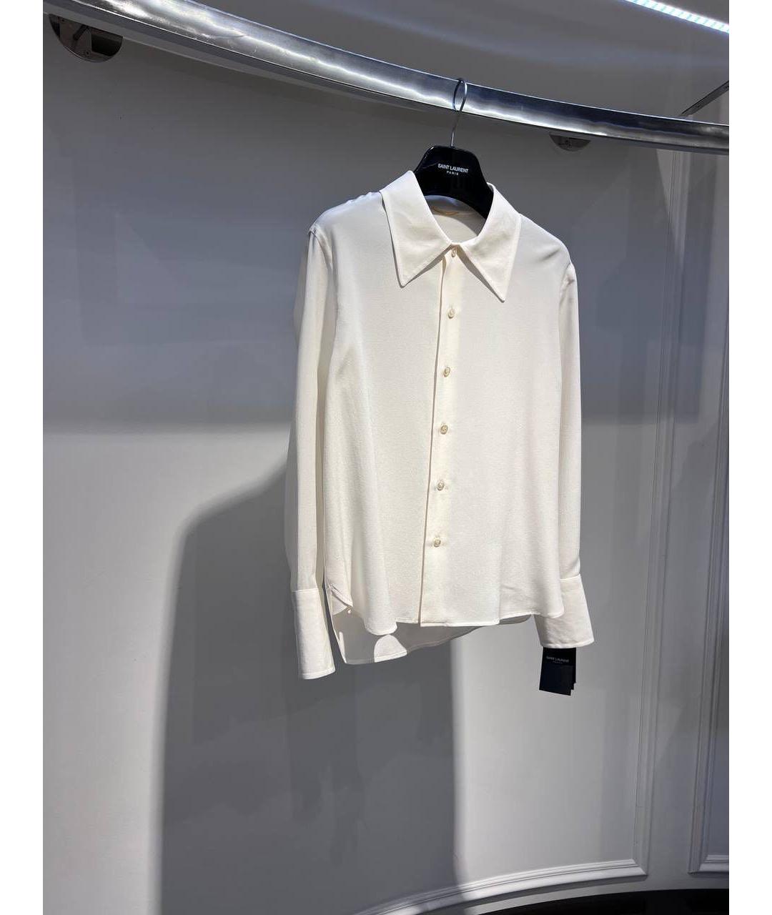 SAINT LAURENT Бежевая блузы, фото 3