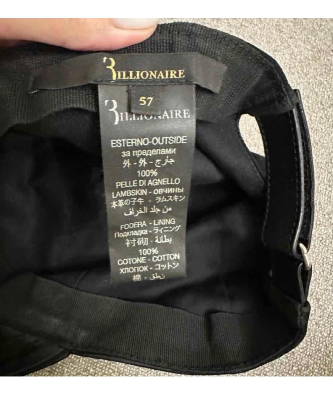 BILLIONAIRE Черная кепка/бейсболка, фото 3