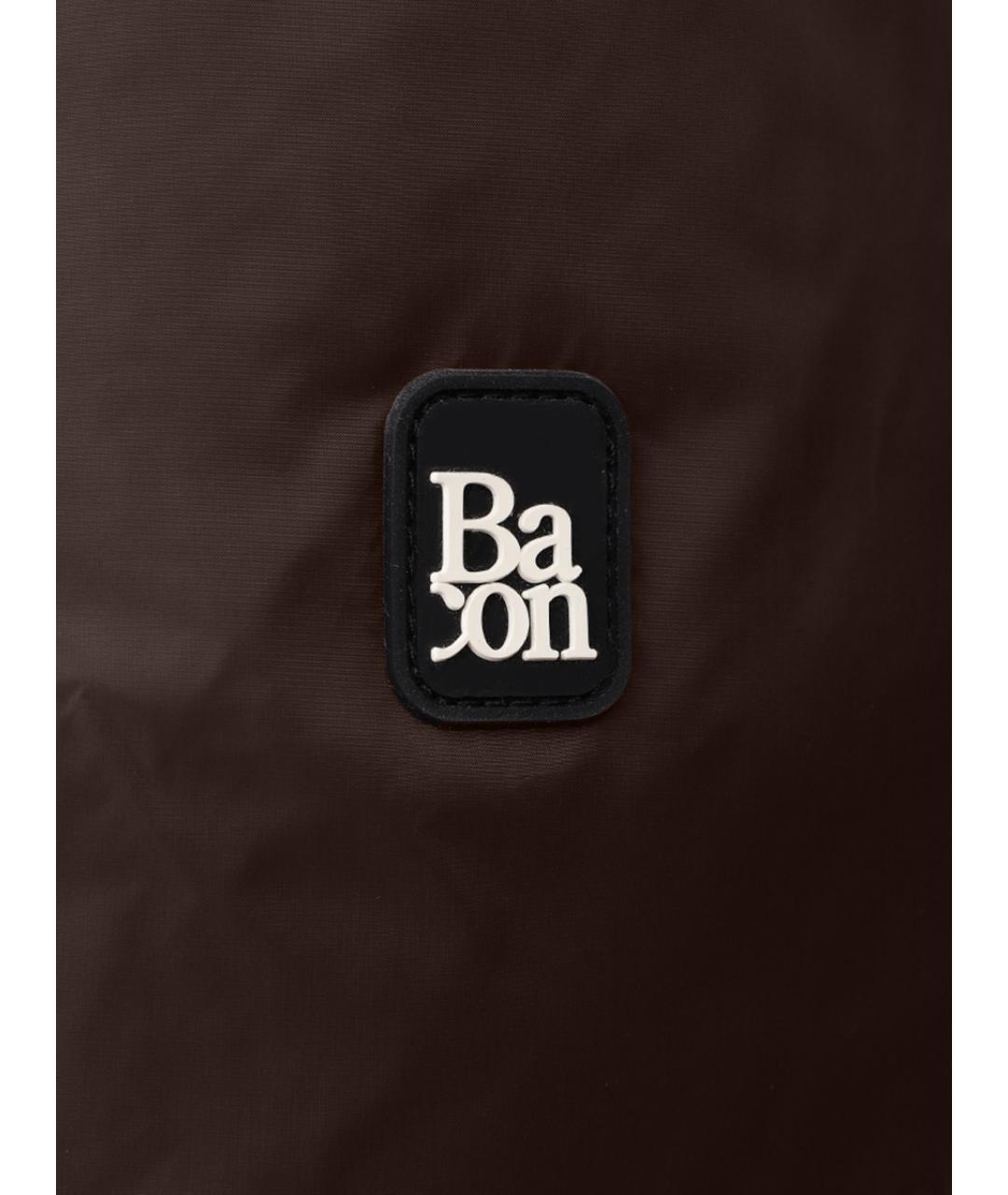 BACON Коричневый пуховик, фото 5