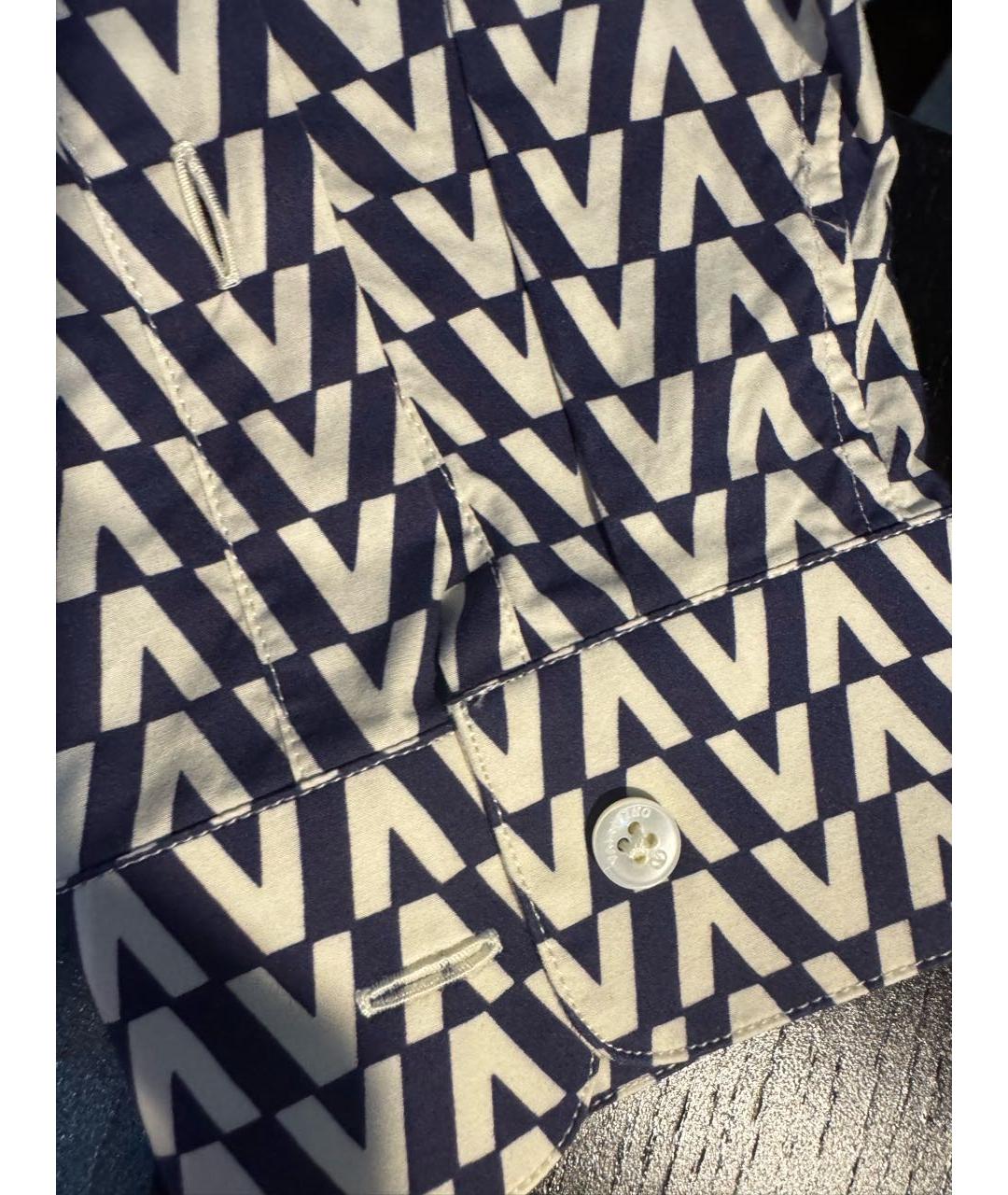 VALENTINO Мульти хлопковая кэжуал рубашка, фото 4