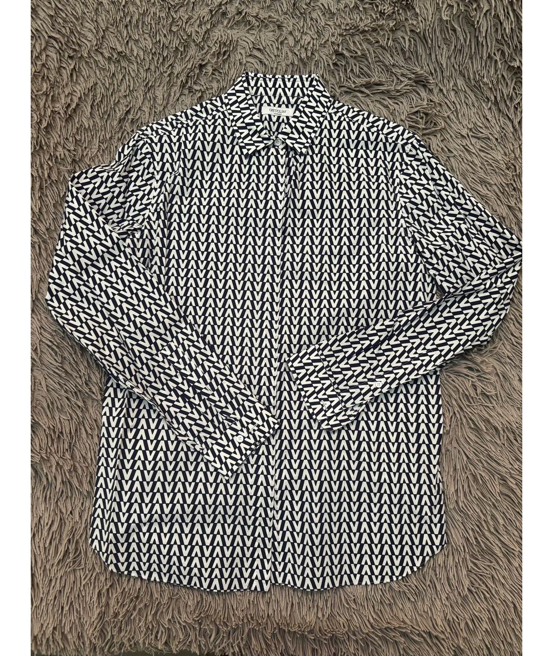 VALENTINO Мульти хлопковая кэжуал рубашка, фото 6