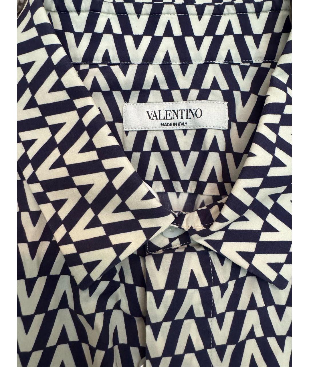 VALENTINO Мульти хлопковая кэжуал рубашка, фото 3