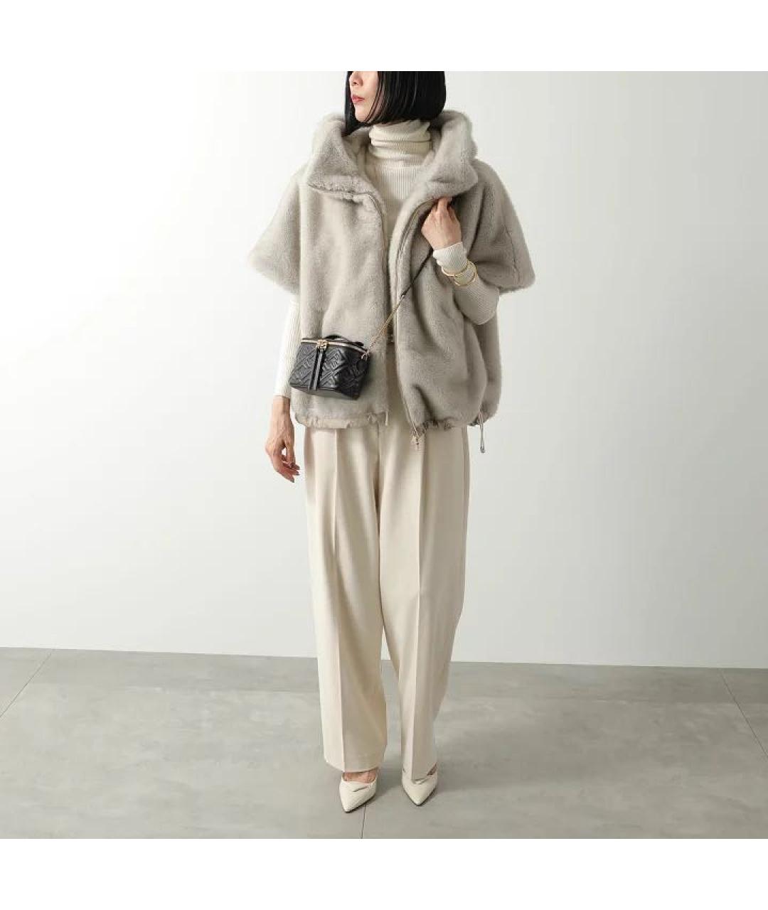 FENDI Черная кожаная сумка через плечо, фото 3