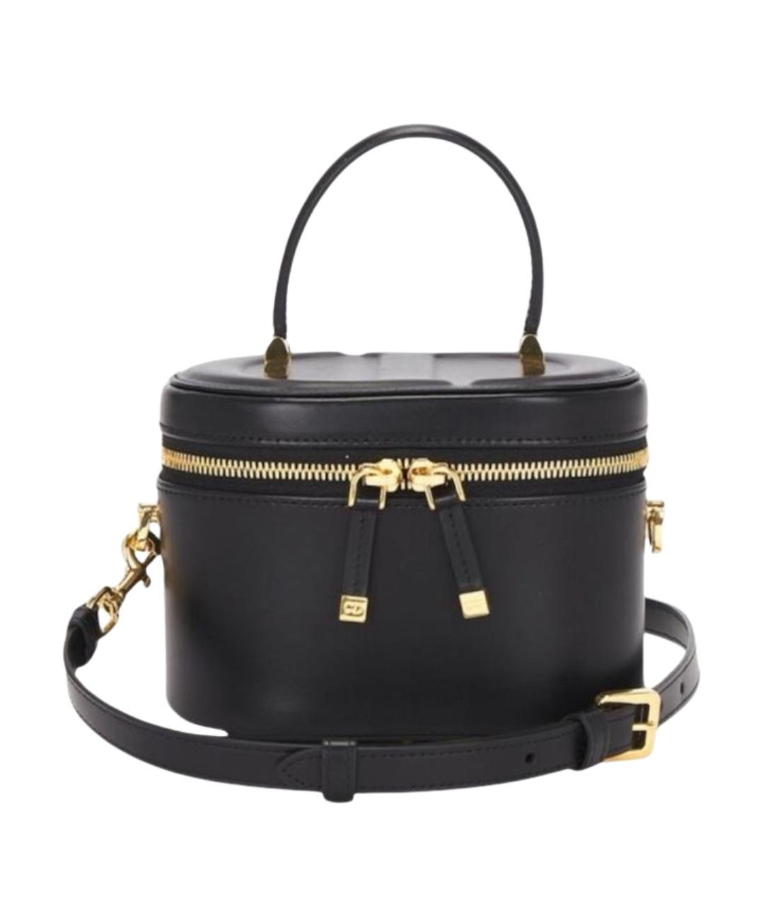 CHRISTIAN DIOR Черная кожаная сумка через плечо, фото 10