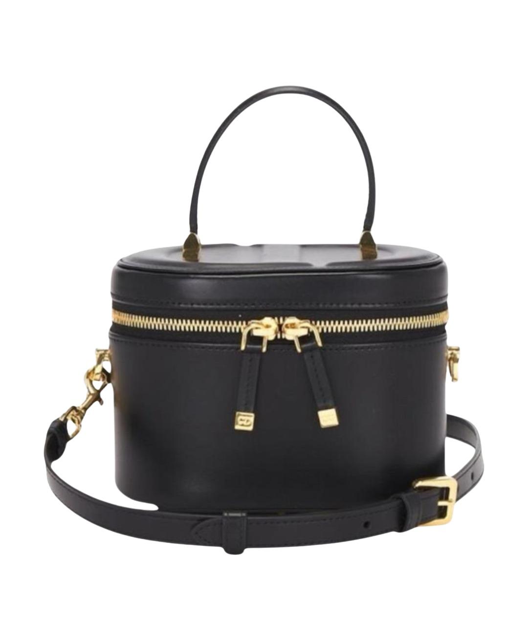 CHRISTIAN DIOR Черная кожаная сумка через плечо, фото 11