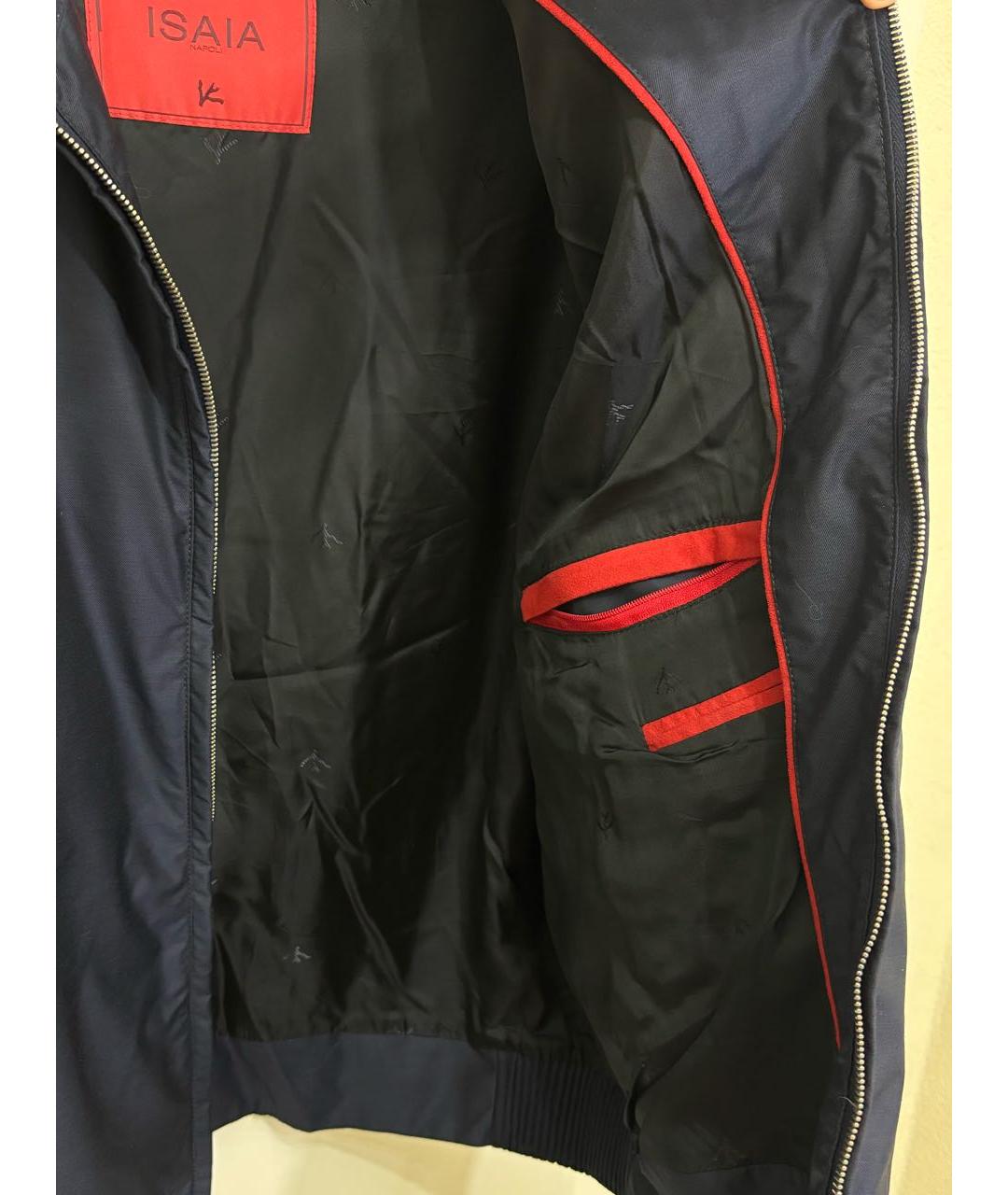 ISAIA Темно-синяя куртка, фото 7