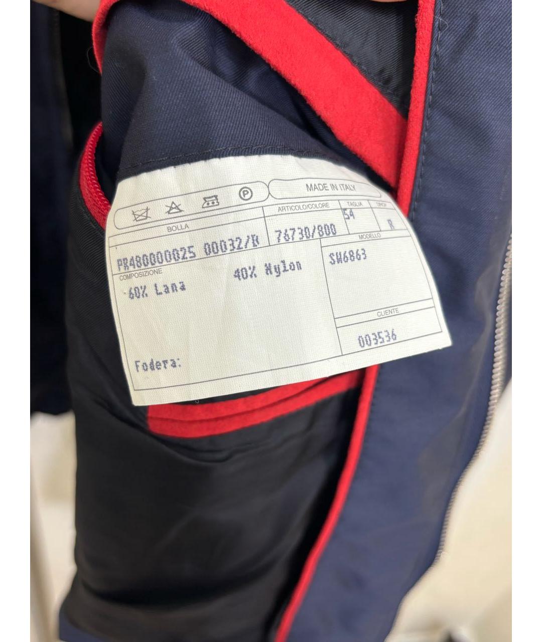 ISAIA Темно-синяя куртка, фото 6